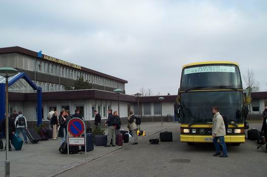 Home - sweet home. After 9 hours of flying and 3,5 more hours in a bus, we were home at Aalborg University Esbjerg - ready for a new day studying. Remember we came one day later home. I missed a day as a substitute teacher - the kids were lucky this day:-)