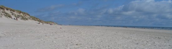 The Skallingen beach near Esbjerg, Denmark.