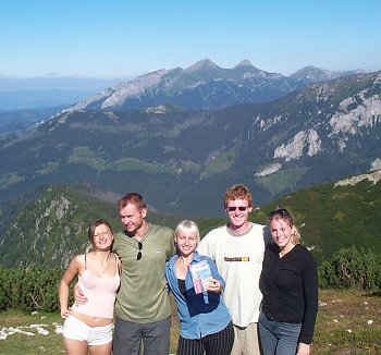 Alessia, Thomas, Maryana, me and a girl from Germany.