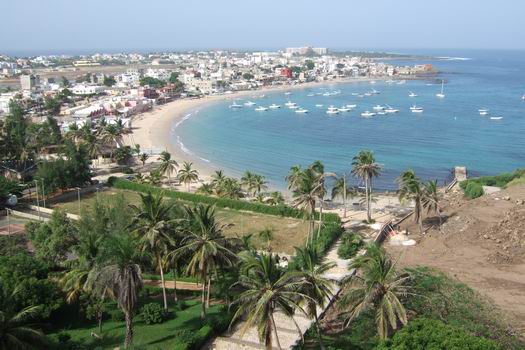 I meet Morten at the airport and went directly to our hotel for the night. The hotel was situated in the north part of Dakar. The picture here above is the view from our hotel room the following morning - almost a tropical paradise.