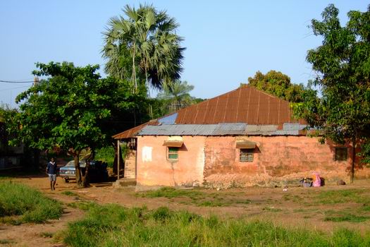 A typical house in the Bandim district of Bissau.